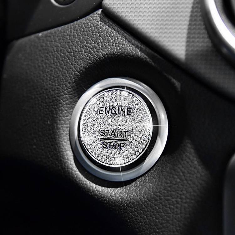 

Car Engine Start Key Push Button Cover Trim Sticker Decoration for Mercedes-Benz