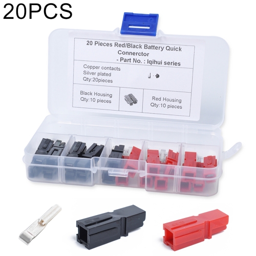 

Anderson 20 PCS 45Amp Car Battery Quik Connector Powerpole Electrical Connector Plug for Golf Trolley / Trailer / RV