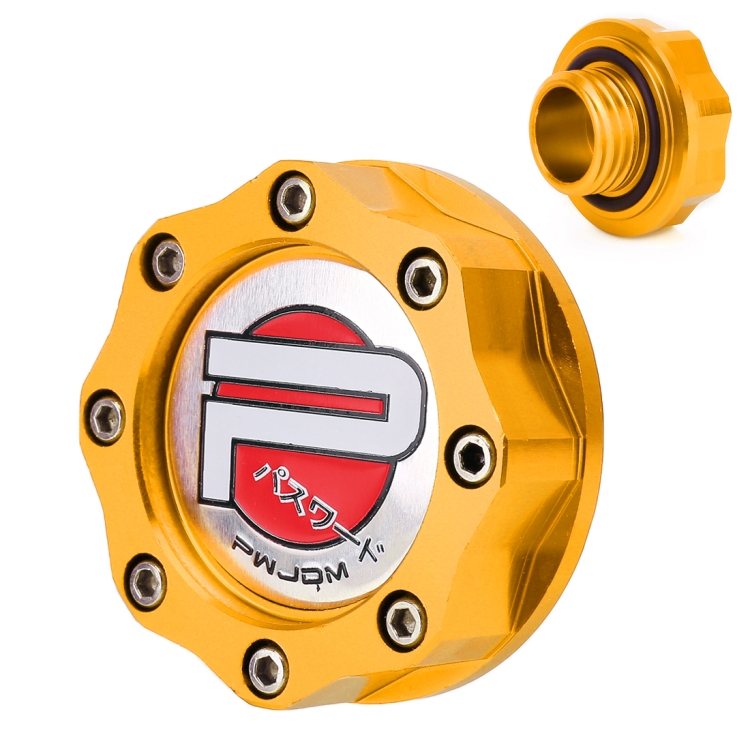 

Car Modified Stainless Steel Oil Cap Engine Tank Cover for Honda, Size: 5.5 x 3.5cm(Gold)
