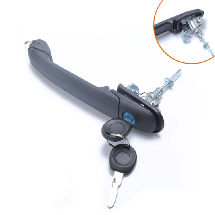 

Car Front Door handle 6N0837207C, 66N0837207D + 2 Keys for Volkswagen Polo