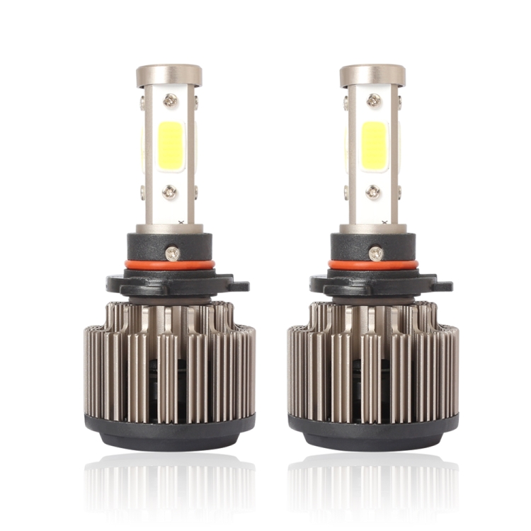 

2 PCS X6 9005 36W 3600LM 6500K 4 COB LED Car Headlight Lamps DC 9-32V White Light(Metallic Grey)