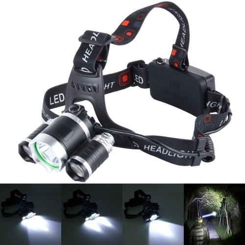 

LED Headlamp High Power Bright Headlight , 3 CREE T6 with Charger, NO Including Batteries