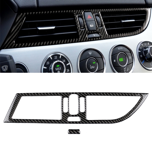

2 PCS Car Carbon Fiber Intermediate Air Outlet Panel Soild Color Decorative Sticker for BMW Z4 2009-2015