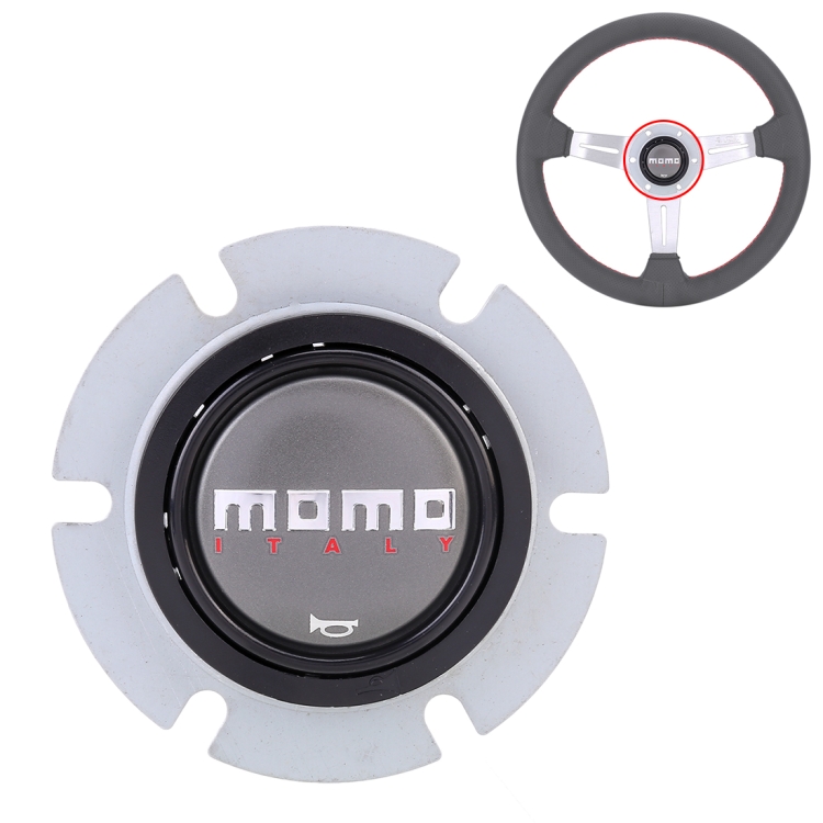 

MOMO Car Racing Steering Wheel Horn Button Push, with Gasket
