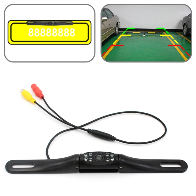 

PZ413-C Car License Plate Frame 120 Degree Rear View Cameras
