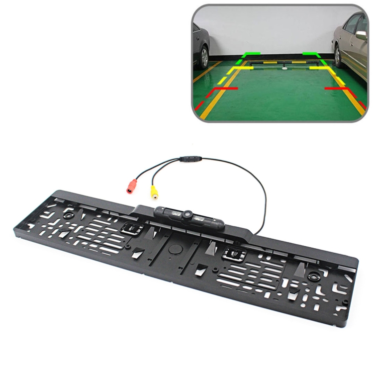 

PZ-424 Europe Car License Plate Frame 170 Degree Rear View Camera