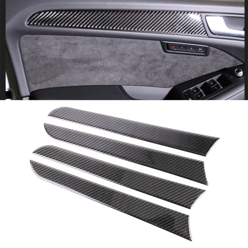 

4 PCS Car Carbon Fiber Inner Door Panel Decorative Sticker for Audi A4L / A5 / Q5