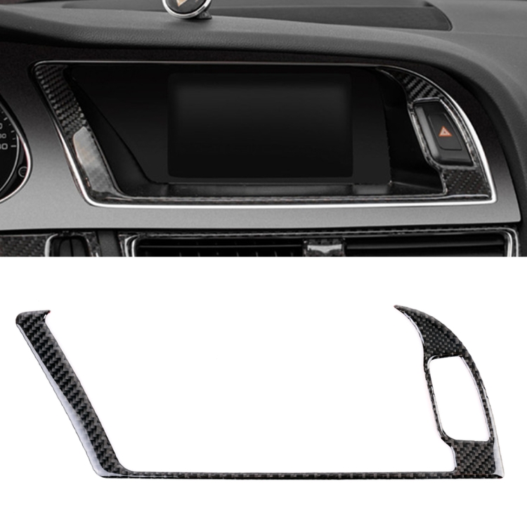 

Car Carbon Fiber Navigation Outer Frame Decorative Sticker for Audi A4L / A5 / Q5