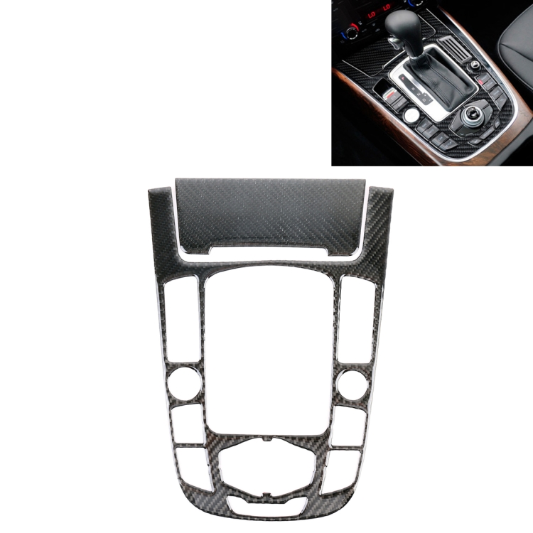 

2 PCS Car Carbon Fiber Gear Panel Decorative Sticker for Audi A4L / A5 / Q5