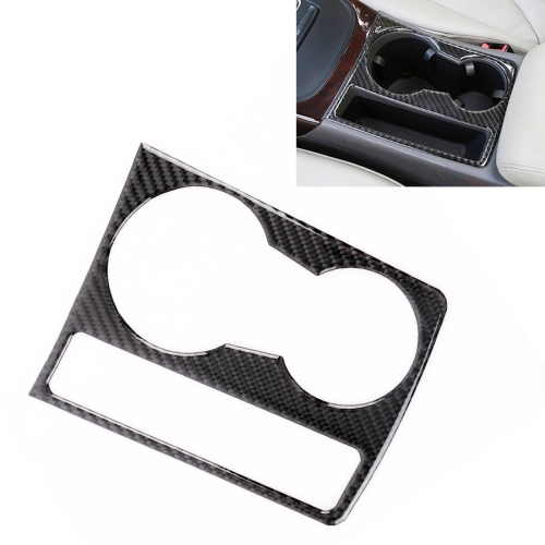 

Car Carbon Fiber Water Cup Holder Decorative Sticker for Audi A4L / A5 / Q5
