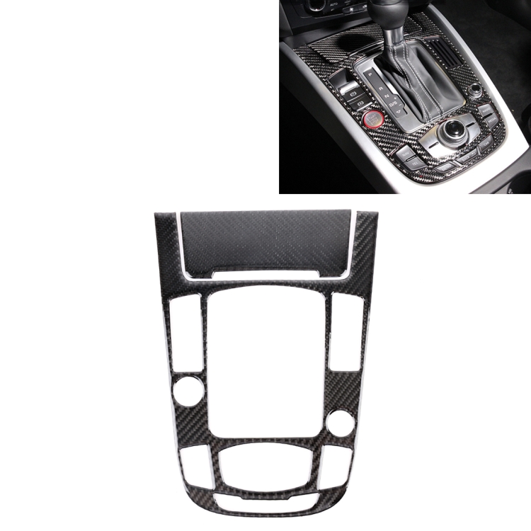 

2 PCS Car Carbon Fiber Gear Panel Decorative Sticker for Audi A4L / A5 / Q5