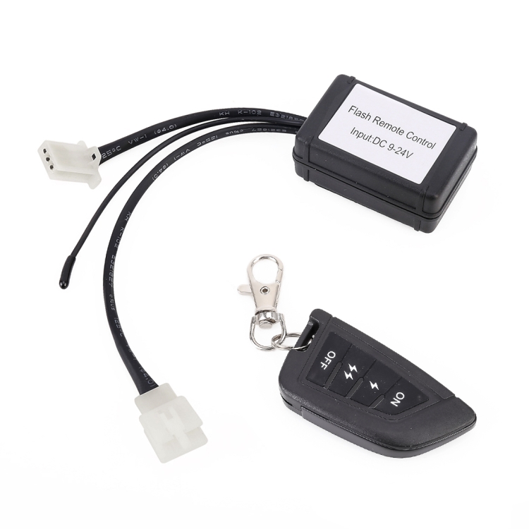 

Universal Car 3 PIN DC 9-24V LED Light Strobe Flash Remote Control