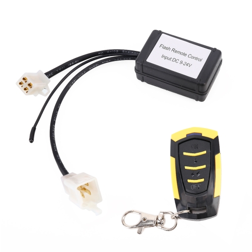 

Universal Car 4 PIN DC 9-24V LED Light Strobe Flash Remote Control