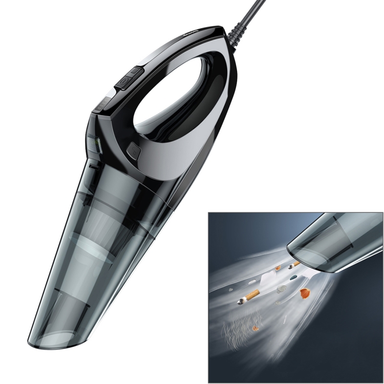 

Baseus 65W 12V Shark One H-505 Wireless Handheld Car Vacuum Cleaner, US Plug(Black)