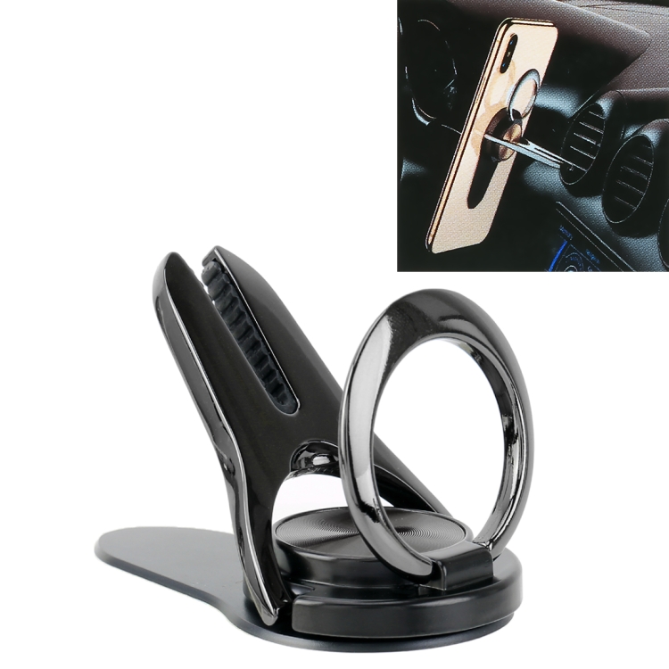 

Universal Magnetic Car Air Vent Mount Phone Holder, Car Air Vent Mount Universal Ring Phone Holder(Black)
