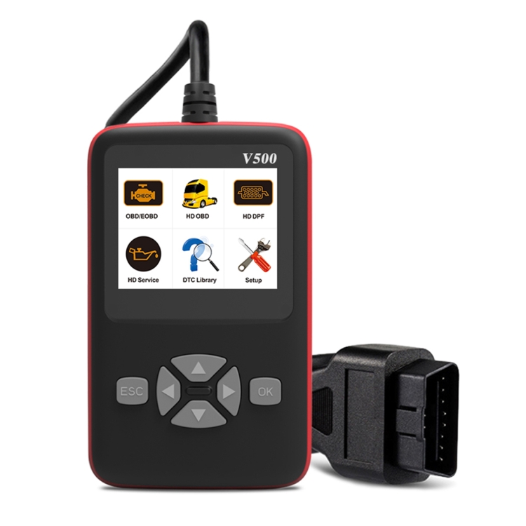 

V500 Trunk HD Reading Card Professional OBDII Diagnostic Code Scanner Tool