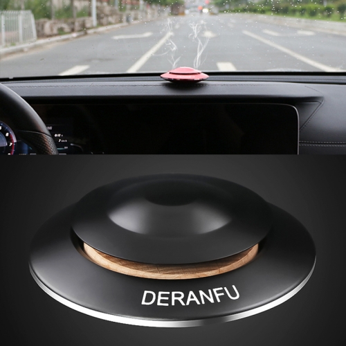 

DERANFU Flying Saucer Shape Car Perfume Aromatherapy Decoration(Black)