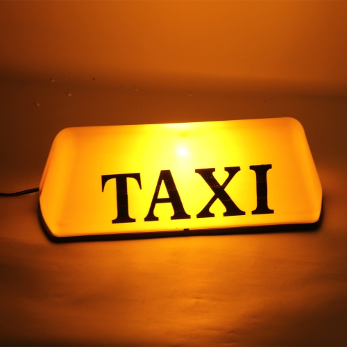 

TAXI Bright Top Board Roof Sign Light Indicator Cab Lamp Yellow 12V(Yellow Light)