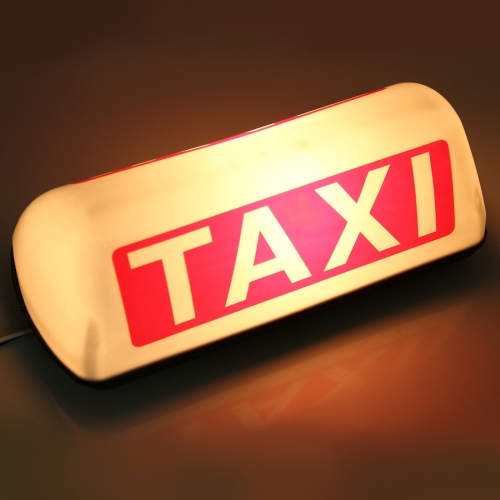 

TAXI Bright Top Board Roof Sign Light Indicator Cab Lamp 12V（Warm White Light）