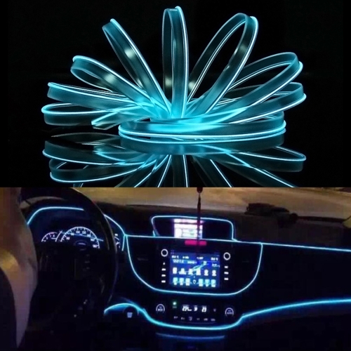 

2M Cold Light Flexible LED Strip Light For Car Decoration(Ice Blue Light)