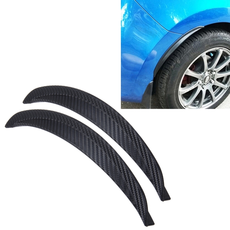 

2 PCS Car Auto Rubber Fender Guard Protection Strip Scratch Protector Sticker, Size: 24*2cm