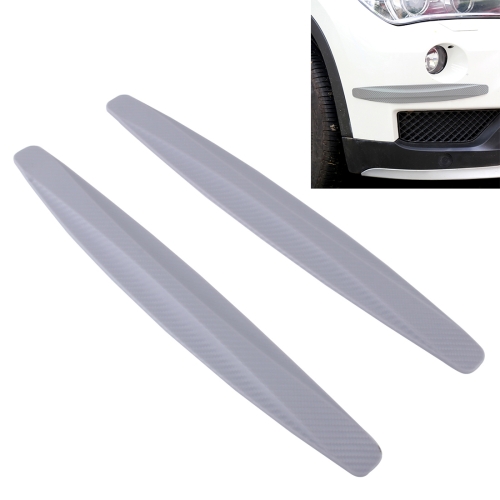 

2 PCS Universal Car Body Carbon Fiber Bumper Guard Protector Sticker/Car Crash Bar Bumper Strips /Car Crash Strips/Anti-rub Strips/Anti-rub Bar(Grey)