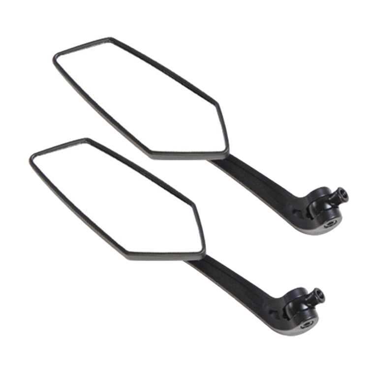 

2 PCS Motorcycle Universal ABS Shell Holder KOSO Rhombus Shape Rear VIew Mirror