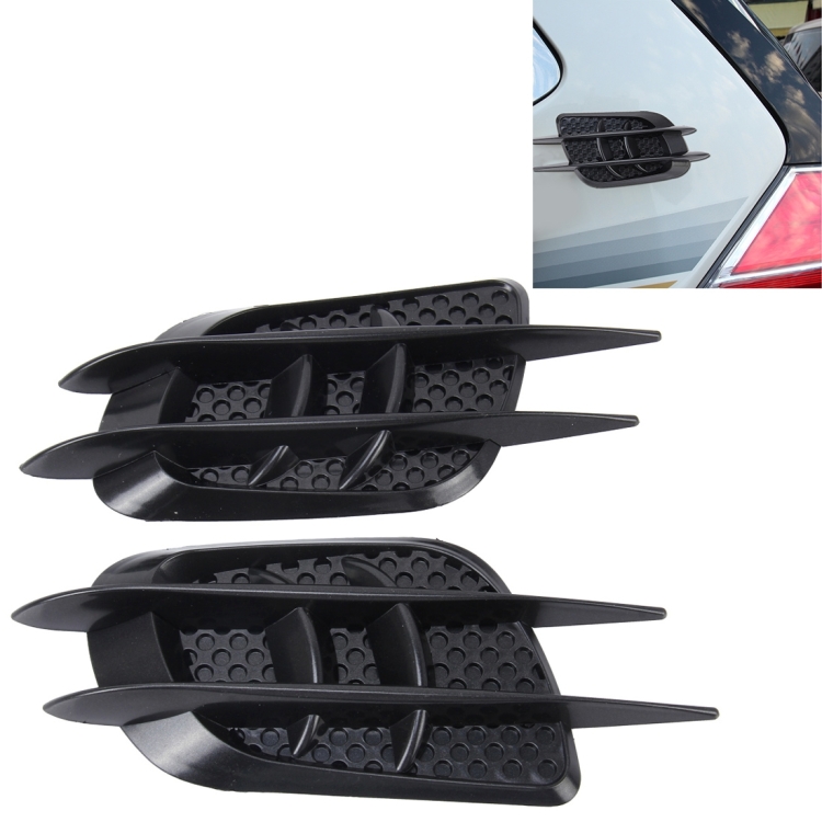 Auto Flow Vent Intake Grille Air Decorative for Car Hood Side Sticker Grille