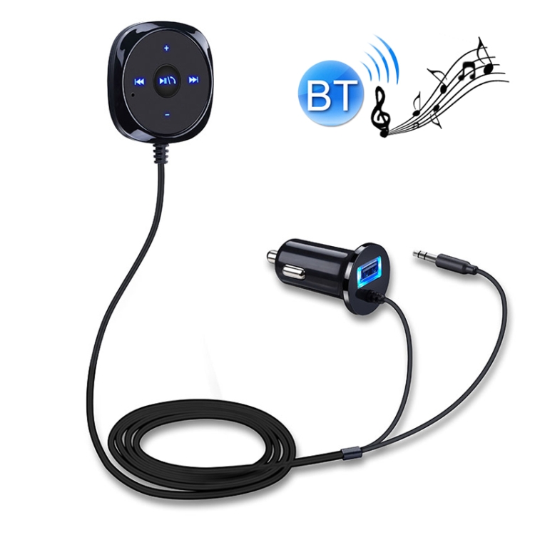 

BC20 Bluetooth Car Kit, Supports AUX / Hands-free / Device Charging, for iPhone 6s & 6s Plus, iPhone 6 & 6 Plus, Galaxy S6 / S6 edge