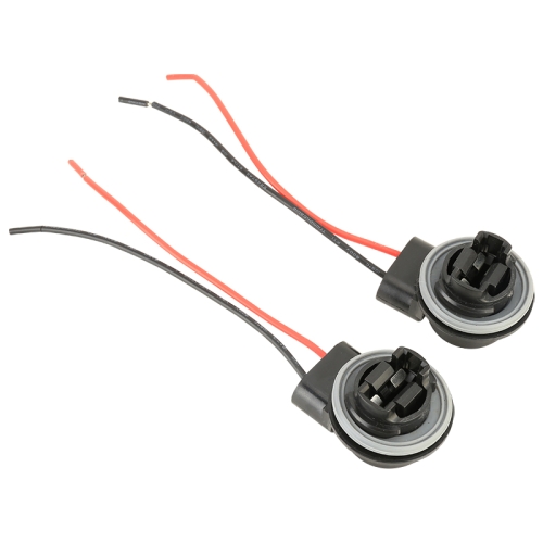 

1 Pair 3156 Bulb Holder Base Female Socket with Wire