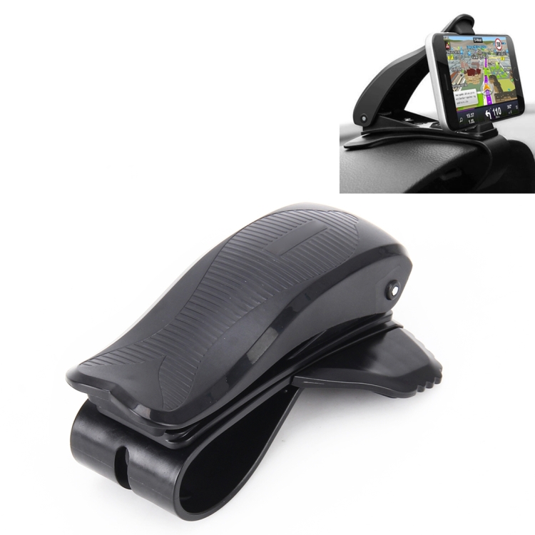 

B-09 Universal 360 Degree Adjustable Phone Clip Dashboard Holder for iPhone, Galaxy, Huawei, Xiaomi, Sony, LG, HTC, Google and other Smartphones, Width below 6.8 inch