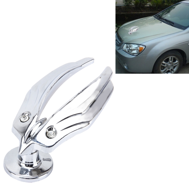 

Car Sticker 3D Eagle Emblem Feather Car Front Cover Plastic Hood Ornament Bonnet Emblems
