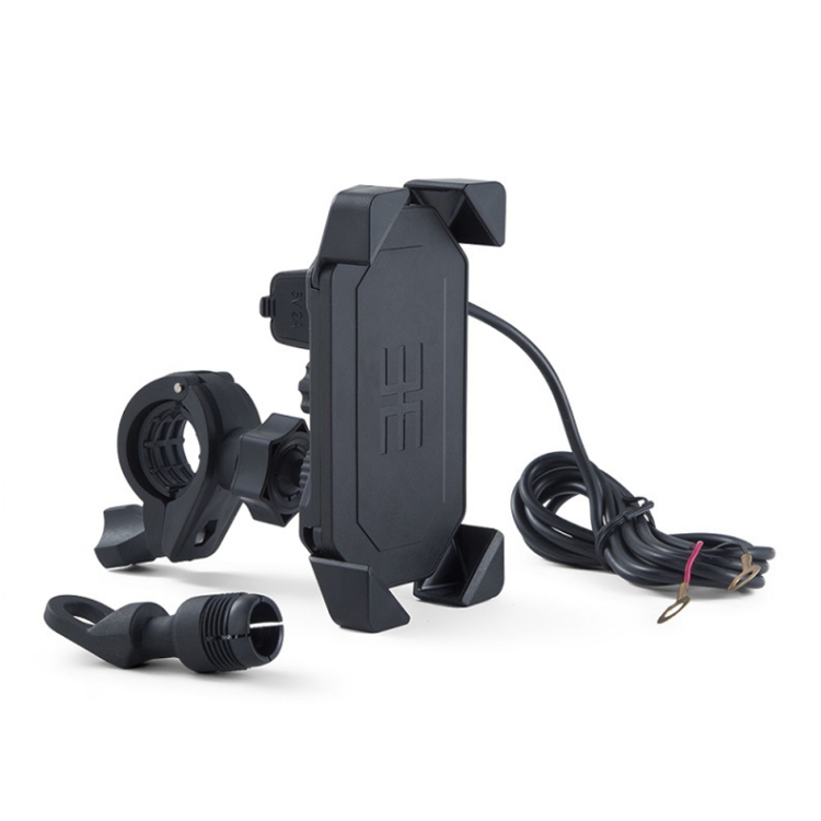 

Motorcycle Mobile Phone Charging Stand with USB Charging, Suitable for 3.5-7 inch Phones
