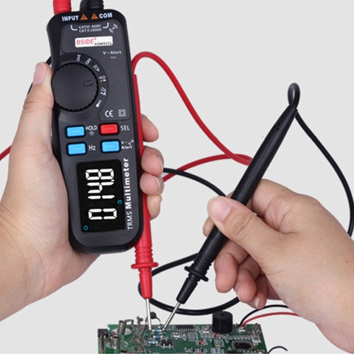 

BSIDE ADM92CL Car Digital Multimeter Pen DC/AC Ammeter Voltmeter Multitester Thermometer Capacitance ohm Tester