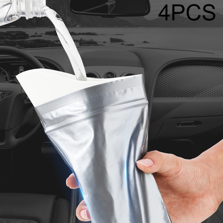 

ROCK RPH0932 4 PCS Emergency Car Toilet Pouch Bag, Capacity: 600CC