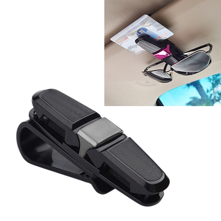 

Vehicle Mounted Glasses Clip Car Eyeglass Bill Holder, Package: OPP Bag(Grey)