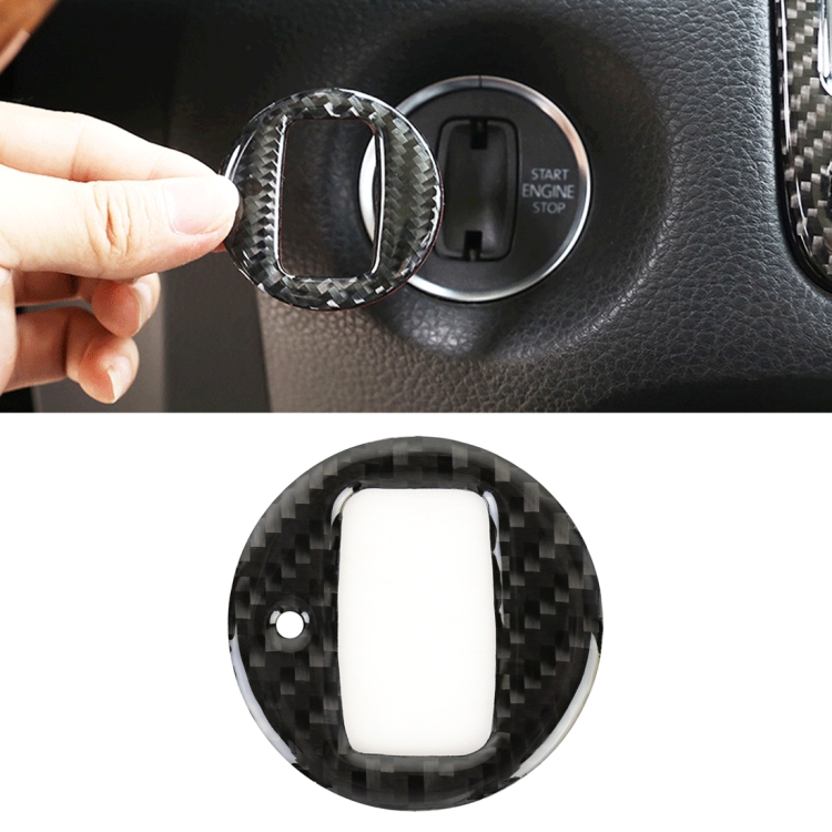 

Car Carbon Fiber Key Panel Decorative Sticker for Volkswagen Touareg