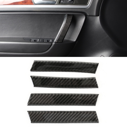 

4 PCS Car Carbon Fiber Door Inner Handle Panel Decorative Sticker for Volkswagen Touareg