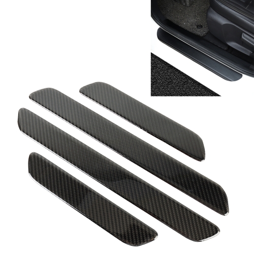 

4 PCS Car Carbon Fiber Welcome Pedal Decorative Sticker for Volkswagen Touareg