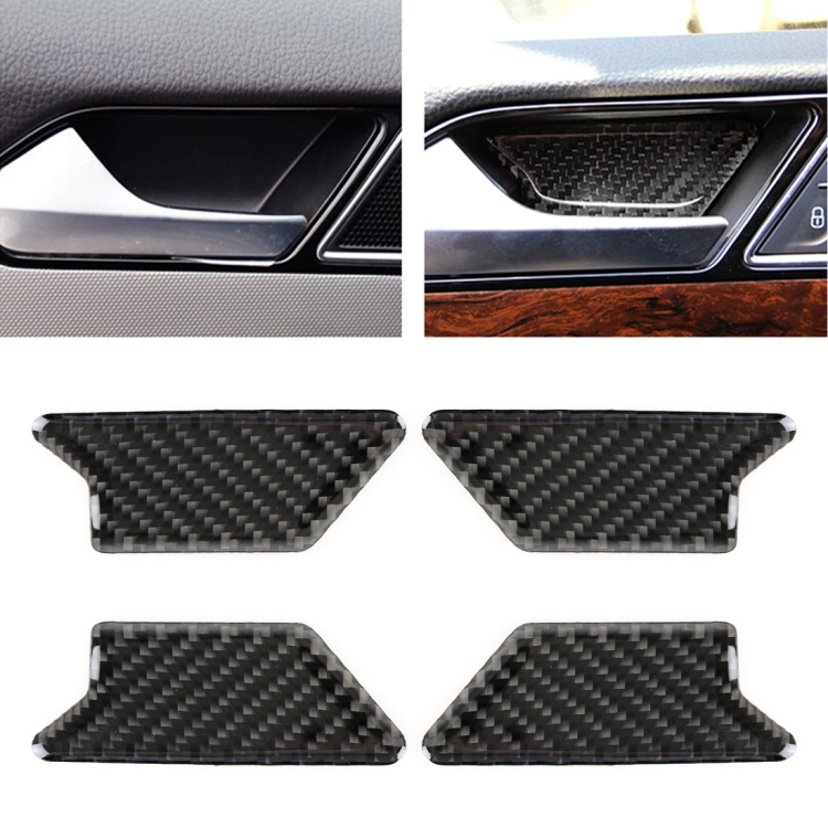 

Car Carbon Fiber Door Inner Handle Wrist Panel Decorative Sticker for Volkswagen New Magotan