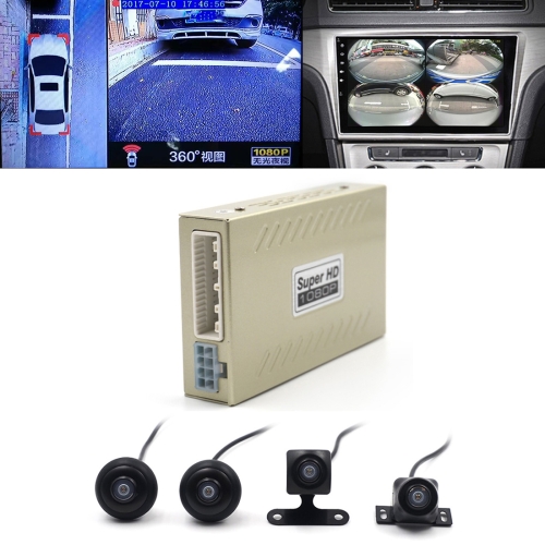

DV360C 360 Seamless Surround View Digital Video Recorder (2D+1080P+SONY225) Car Night Vision DVR, Support TF Card / Motion Detection with 4 Cameras