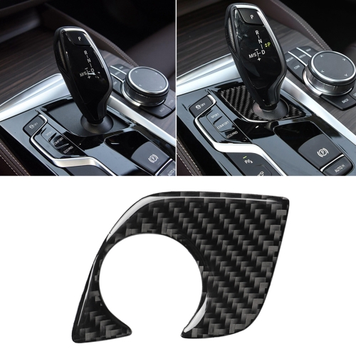 

Car Carbon Fiber Gear Lever Lower Panel Decorative Sticker for BMW 5 Series G38 528Li / 530Li / 540Li 2018