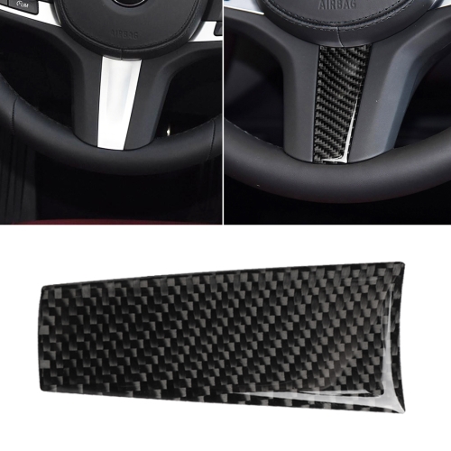 

Car Carbon Fiber Steering Wheel Decorative Sticker for BMW 5 Series G30/G38 X3 G01/G08