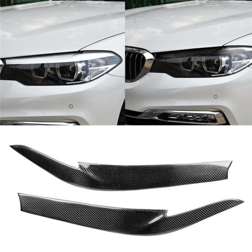 

Car Carbon Fiber Light Eyebrow for BMW 5 Series G38 528Li / 530Li / 540Li 2018