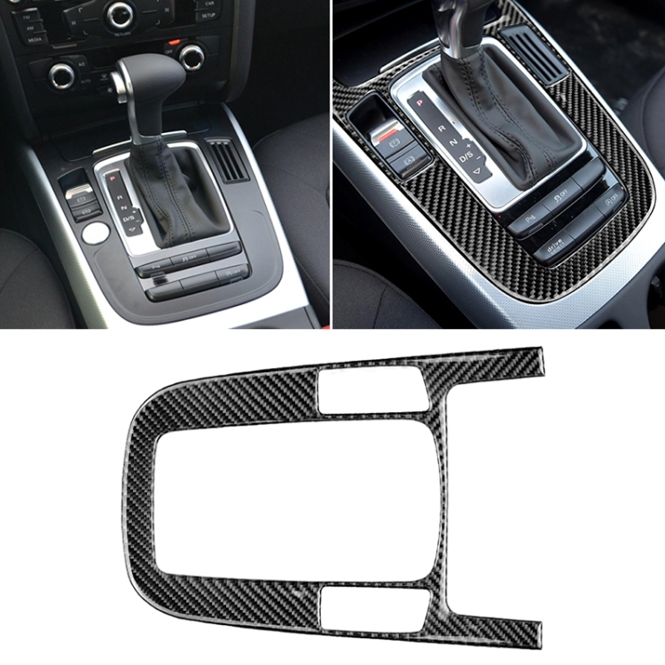 

Car Carbon Fiber Gear Position Panel Decorative Sticker for Audi 2010-2018 Q5 / 2009-2016 A4L / 2009-2016 A5
