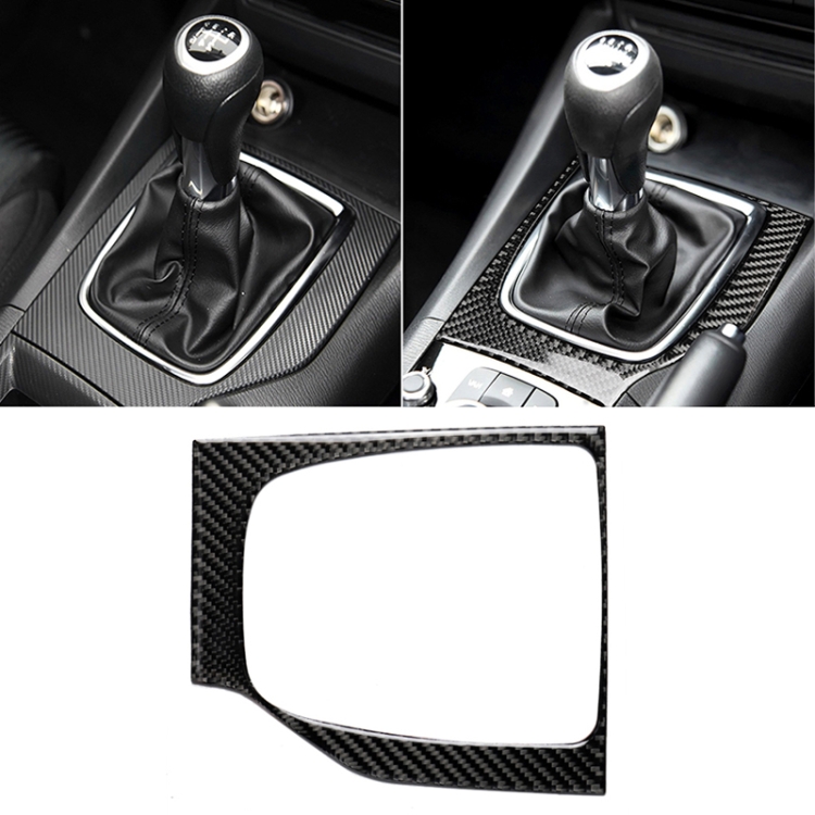 

Car Carbon Fiber Right Drive Manual Gear Frame C Decorative Sticker for Mazda Axela 2017-2018