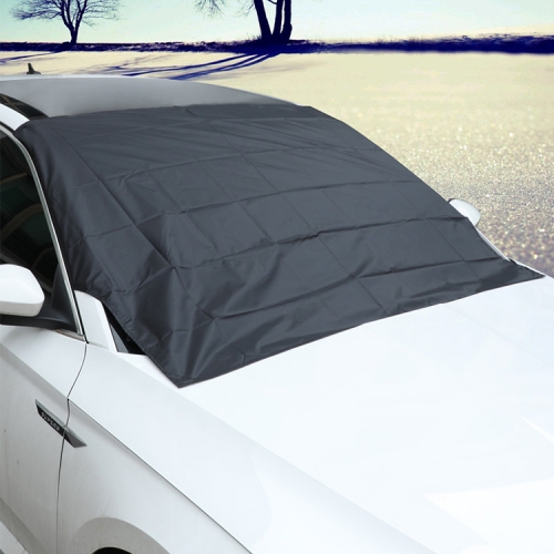 

Car 210D Vinyl Glue Oxford Cloth Magnet snow Shield Front Windshield Sunshade Antifreeze Insulation, Size: 215cm x 155cm