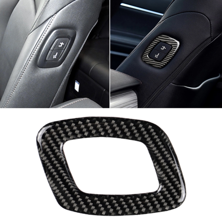 

Car Carbon Fiber Seat Adjustment Decorative Sticker for Toyota Eighth Generation Camry 2018-2019