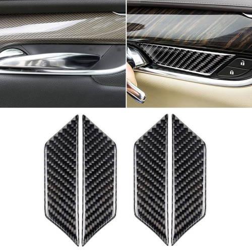

Car Carbon Fiber Door Inner Wrist Decorative Sticker for Cadillac XT5 2016-2017