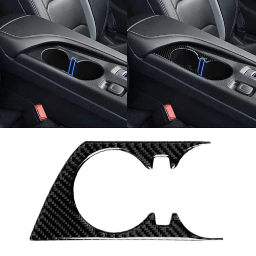 

Car Carbon Fiber Water Cup Holder Decorative Sticker for Chevrolet Camaro 2017-2019